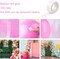 124 Pcs Tropical Balloons Garland Kit - Pink Green Balloon Arch With Palm Leaves, Tape Strip, Dot Glue and Tying Tool for Party Decor, Birthday Supplies